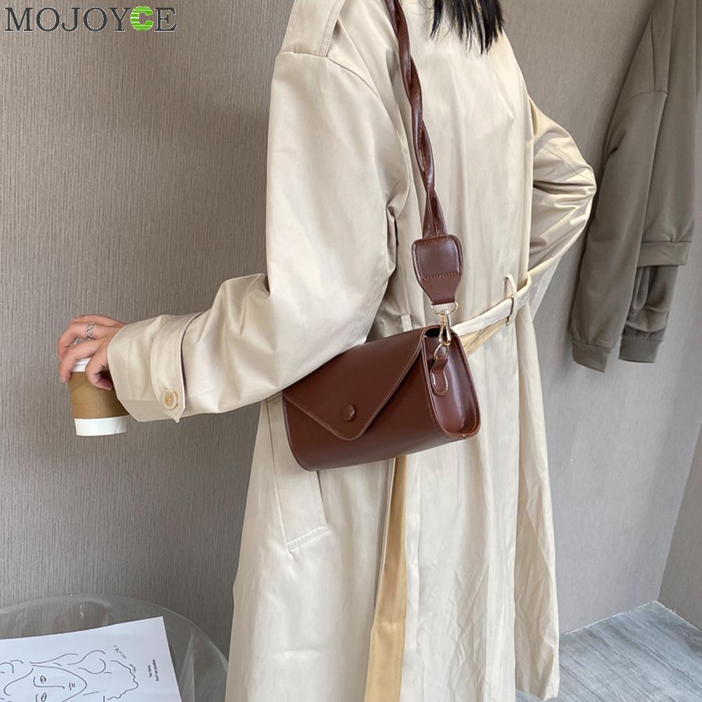 couleur unie femmes épaule sacs à main décontracté tissé ceinture petits fourre-tout sac à main femme en cuir PU voyage quotidien sacs à bandoulière