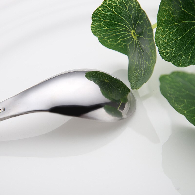 Stainless Steel Soup Spoon Gold Rainbow Deepen Thicken Large Capacity Small Spoons