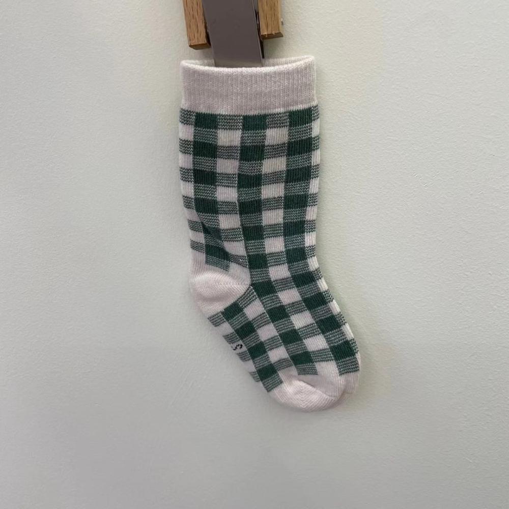 Milangel-Calcetines geométricos para bebés, medias de longitud media, 5 par/lote