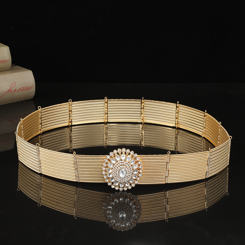 Marokkaanse Stijl Vrouwen Riem Ketting Metalen Riem Arabian Sieraden Riem Sieraden Lange Verstelbare Lengte