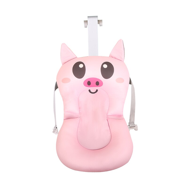 Bébé bain siège Support tapis pliable bébé baignoire coussin et chaise -né baignoire oreiller infantile anti-dérapant doux confort corps coussin: 3