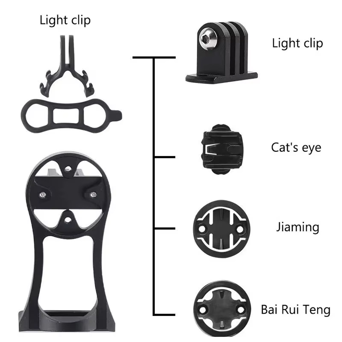 Fiets Stopwatch Houder Racefiets Computer Uitbreiding Beugel MTB Stuur Snelheidsmeter Stuurpen Mount Rack Voor Garmin Bryton Cateye