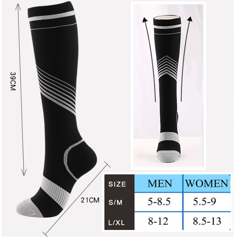 Football Basketball Socks Long Tube Over Knee Stockings Running Sport Compression Socks Outdoor Riding Men Women Sports Socks