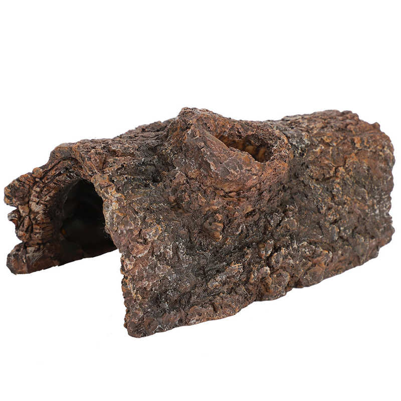 Turtle Reptile Hide Cave Reptiles Avoiding Caves Simulation Resin Tree Bark Amphibians Landscape Lizard Feeding Box Decoration