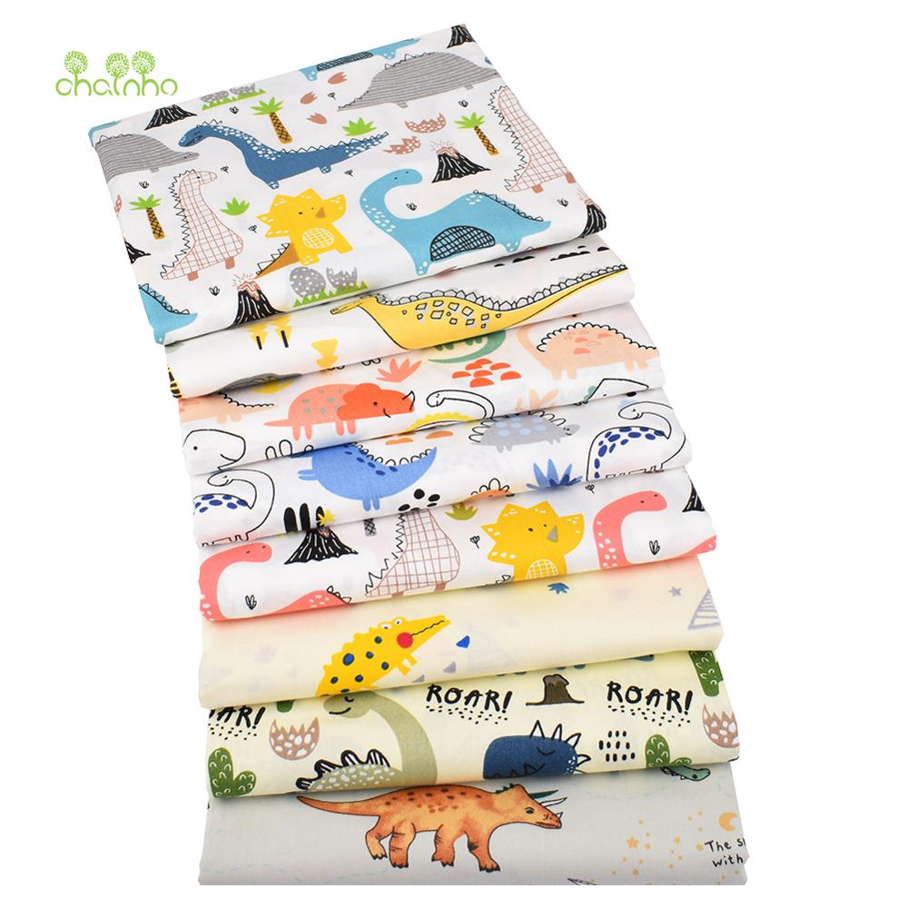 Dinosaurussen 'S World Series, Gedrukt Twill Katoen Stof, patchwork Kleding Voor Diy Naaien Quilten Baby & Kind Materiaal, 40x50cm