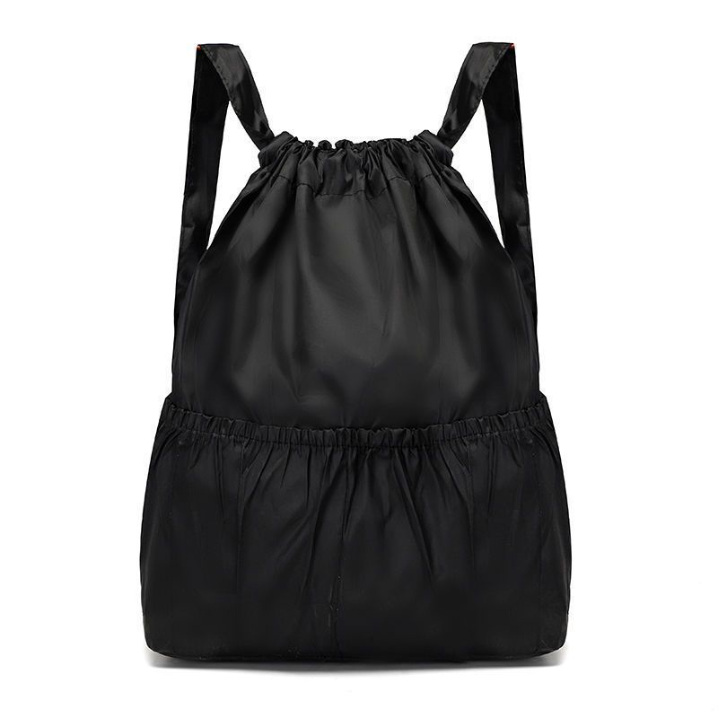 Lightweight Large Capacity Backpack Women Drawstring Strap Pocket Large Capacity Drawstring Travel Bag Fitness Sports Bag: green