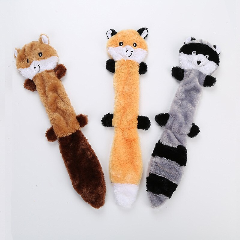 1Pcs Interactive Funny Dog Toy Animal Shape Durable Grinding Claw Toy Pet Products Squeak Plush