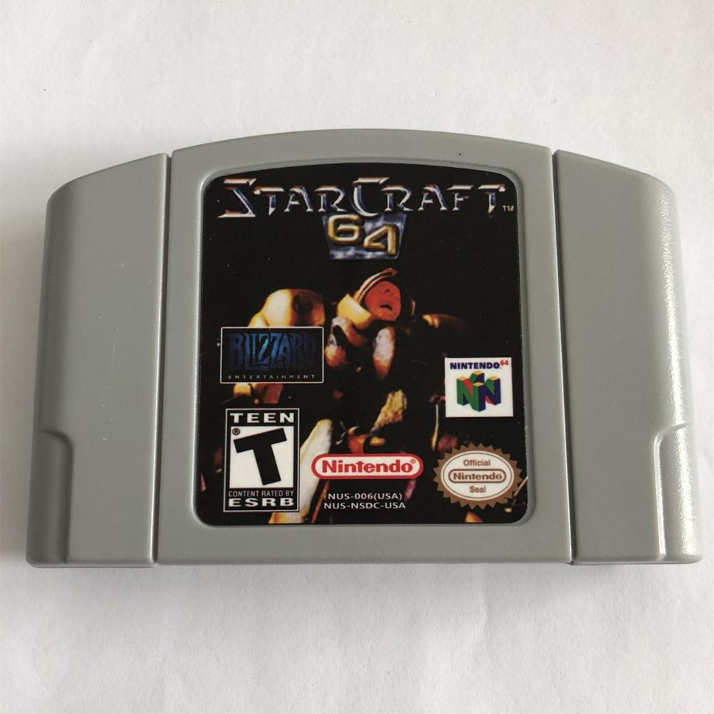 Retro N64 Famosi Classic Cassette Gioco Twitter Popolare ricordi d'infanzia 90S 80S Regali Di Natale per I Ragazzi: star craft