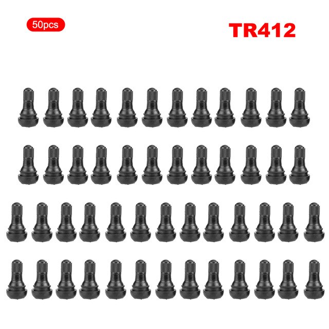 10/25/50Pcs TR412 Universal Car Vacuum Valve Stem without Valve for Rubber Copper Tire Motorcycle Air Valve: 50pcs