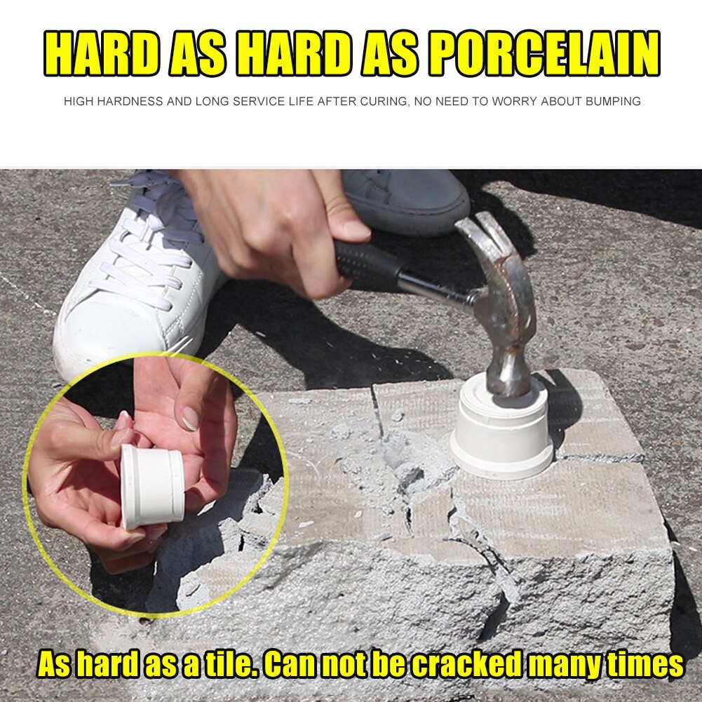 White Tub and Tile Sealant Squeezed Tube Kitchen Bathroom Sealant Caulk Squeezed Tube 90ml KSI999