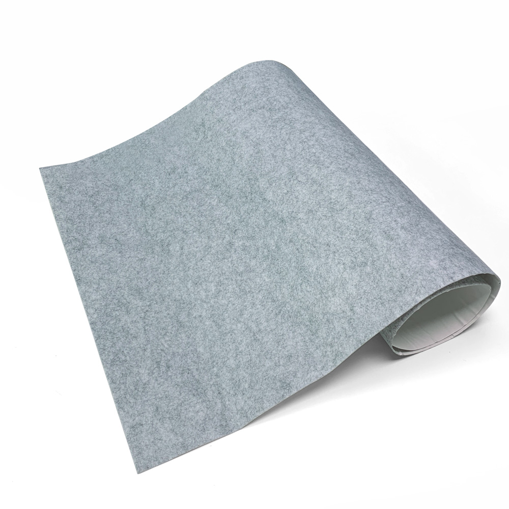 Bilforing teppe filt stoff selvklebende teppe 50 x 100cm ikke-vevd stoff lydisolerende filt hjem campingvogn gjør-det-selv for bilklistremerker: Hvit