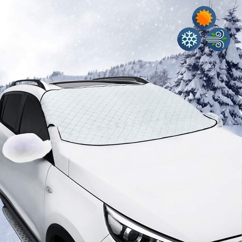 Auto Sneeuw Auto Cover Voorruit Zonnescherm Outdoor Waterdicht Anti Ijs Vorst Auto Protector Winter Automobiles Magnetische Cover