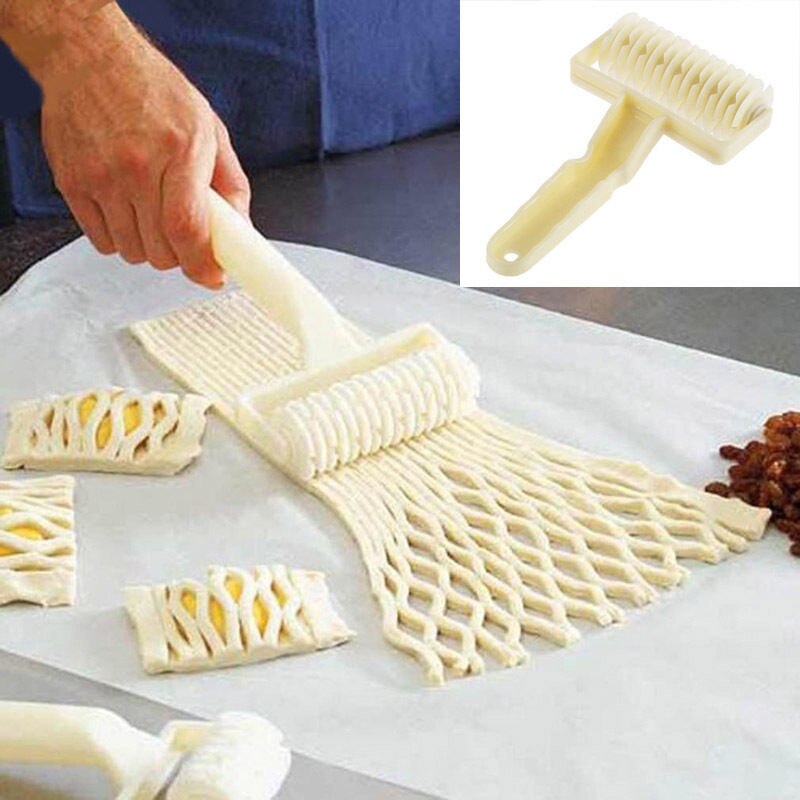 ANGRLY 4.5*12*14 cm Grote Handige Bakken Pizza Brood Gebak Tool Rooster Roller Cutter Deegroller keuken accessoires siliconen