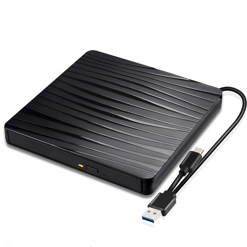USB 3,0 Typ C Externe CD Stock Dual Schnittstelle DVD Brenner Schriftsteller DVD-RW DVD Rom Spieler für hp Laptop Computer Fenster: Ursprünglich Titel