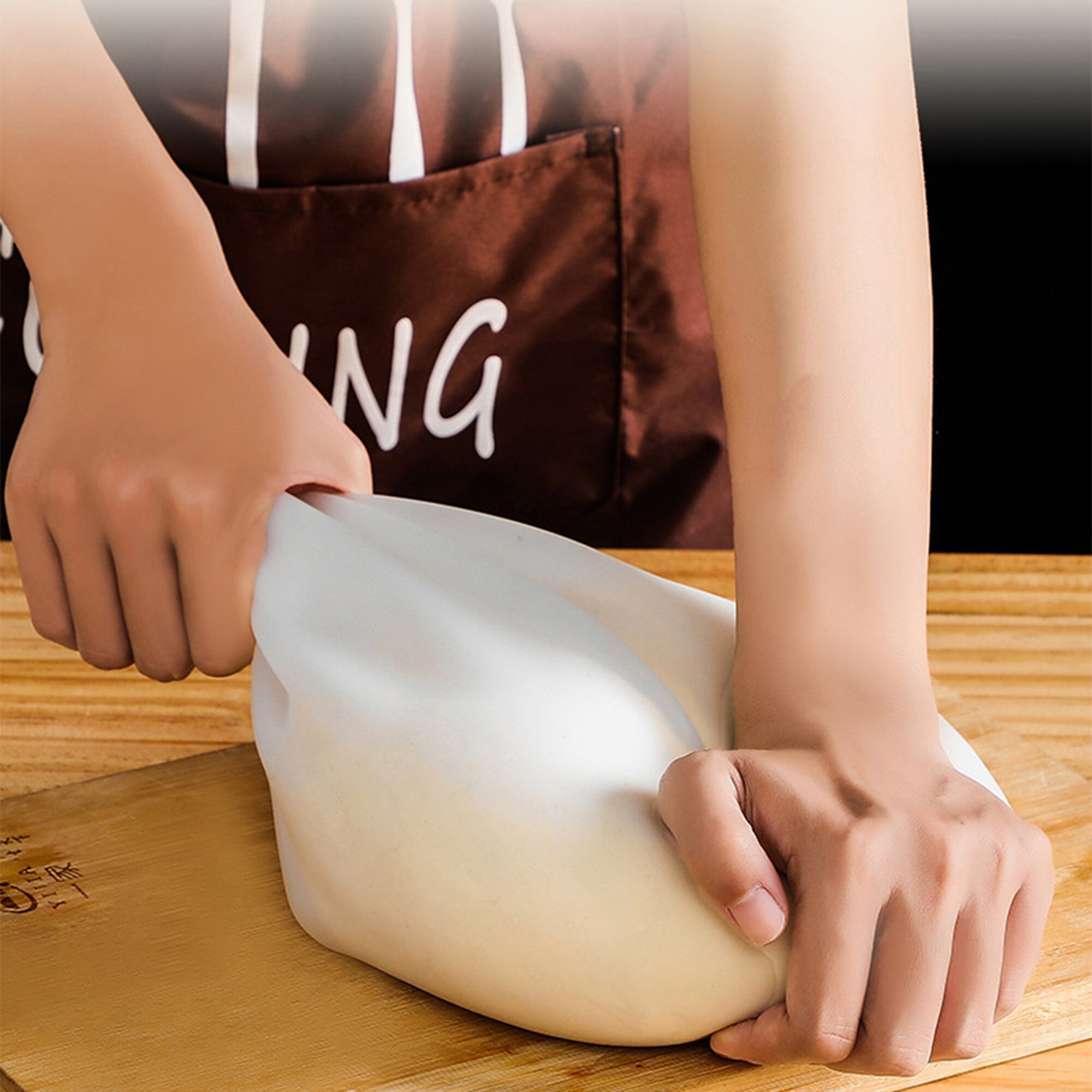 Silikon Kneten Teig Tasche Ungiftig Teig Mehl Rührgerät Tasche Kochen Werkzeug für Brot Gebäck Pizza Tortilla Küche Backen werkzeuge