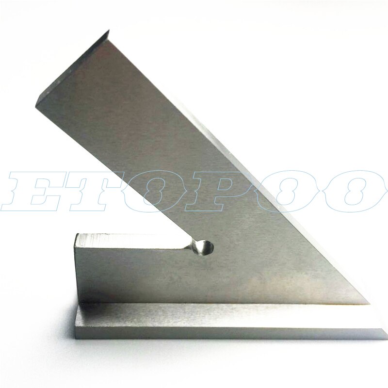 Stainless Steel 45 Degree Miter Angle Corner Ruler Wide Base Gauge Measuring Tools DIN875/2 Standard With Stop 150x100mm