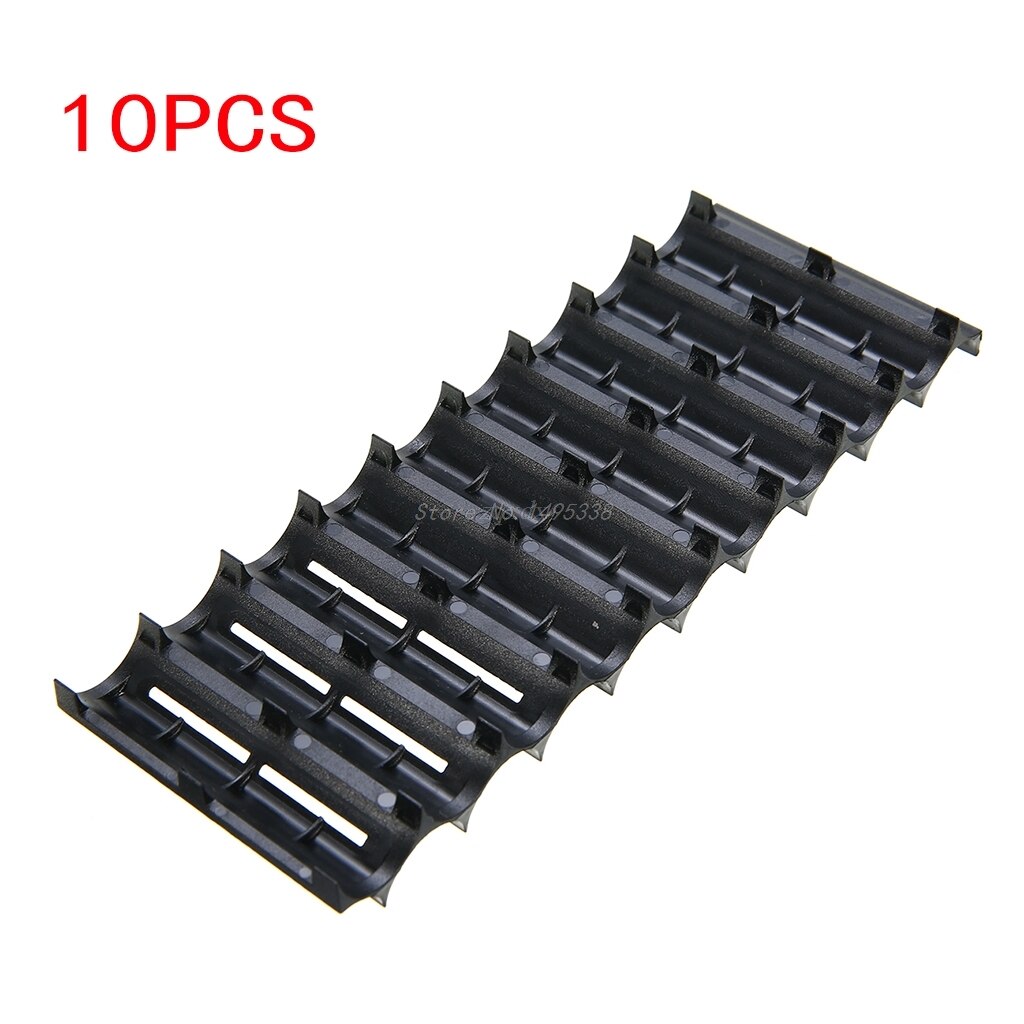 10PCS 2x1 0P/2x13P Cell Plastic 18650 supporto distanziatore batteria staffa cilindrica per accessori per la conservazione della batteria: 1