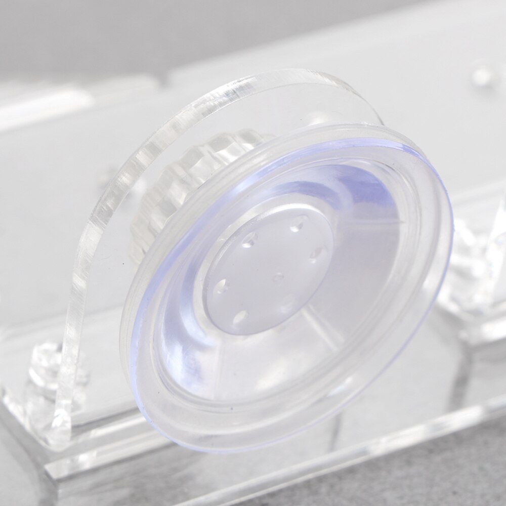 Turtle Dock Basking Platform Floating Turtle Pier with 2 Suction Cups (White) - Size