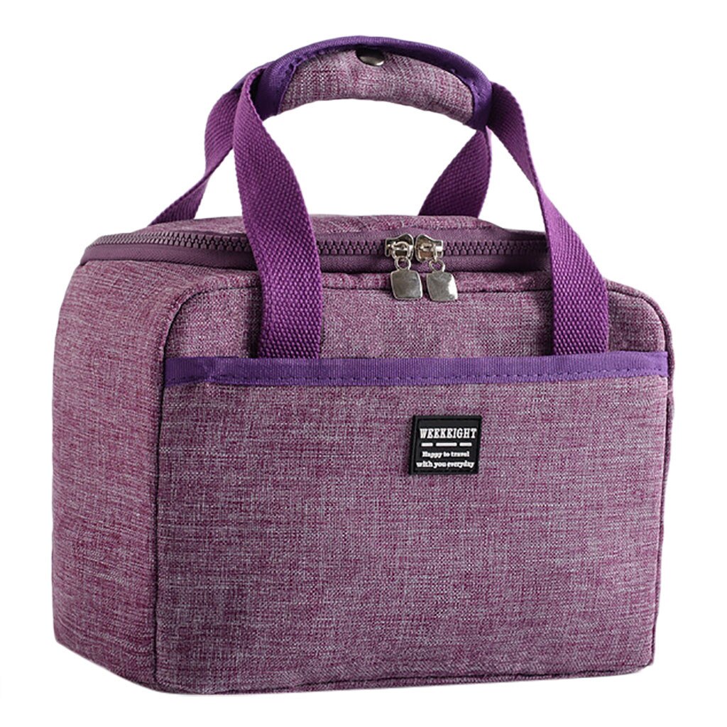 Delle Donne del Sacchetto di pranzo al Sacco Riutilizzabile Isolante Termico Degli Uomini Multifunzionale Dispositivo di Raffreddamento E Mantenere Caldo Lunch Box A Tenuta Impermeabile: D