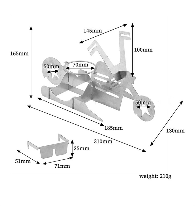 Kip Stand Bier Grappige Amerikaanse Motorfiets Bbq Stalen Rek Gereedschap Grappig Gebraden Kip Rack Grillen Gebraden Rack