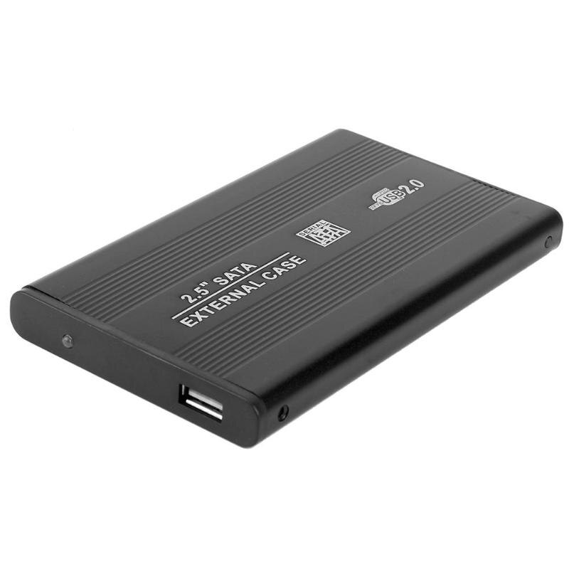 VKTECH-carcasa de disco duro portátil de 2,5 pulgadas, carcasa de aleación de aluminio, SATA a USB 2,0, carcasa de disco duro externo, SSD