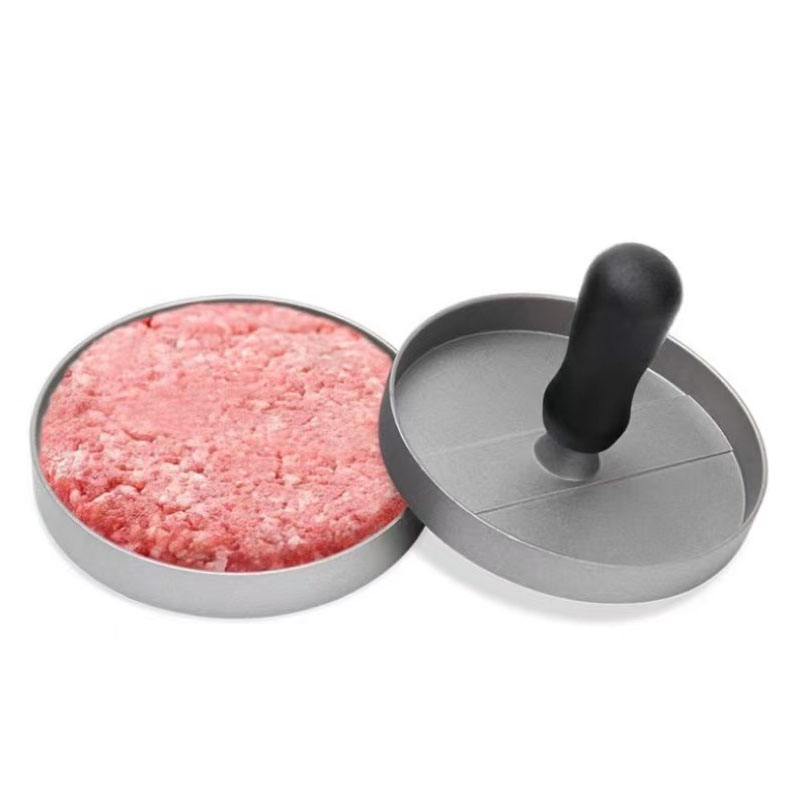 Burger presse Antihaft-Hamburger Einfügen tchen hersteller mit Wachspapier Aluminium Burger Hersteller für Küchen Grill: Grün