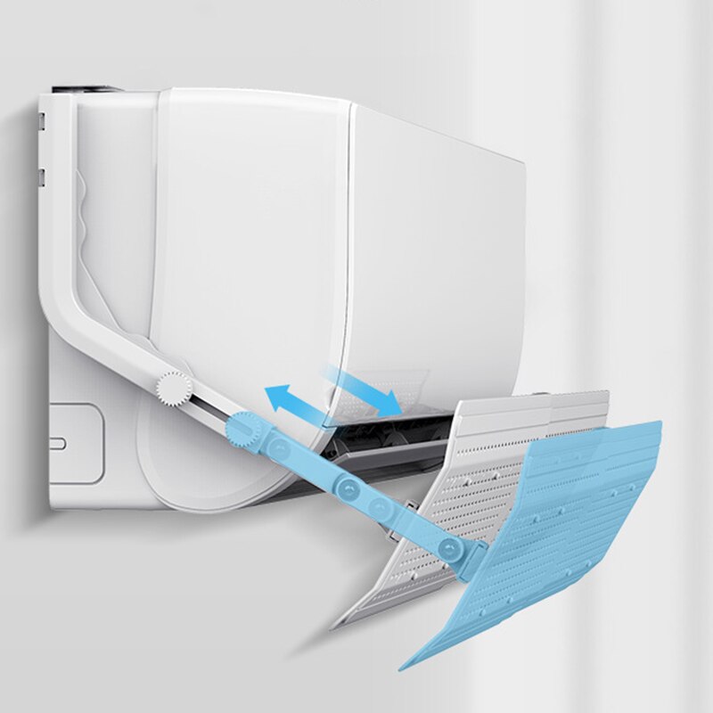 Adjustable Air Conditioner Cover Windshield Air Conditioning Deflector Baffle Shield Wind Guide Anti-Windshield