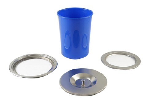 8L Higt Built-in Trash Can Kitchen Waste bin Stainless Steel Dustbin With Lid Garbage Bins