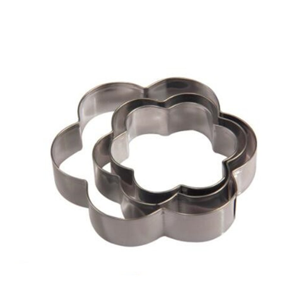 Bakken Tools Vijfpuntige Ster Rvs Biscuit Cookie Cutter Hartvormige Snijden Sterven Liefde: Default Title