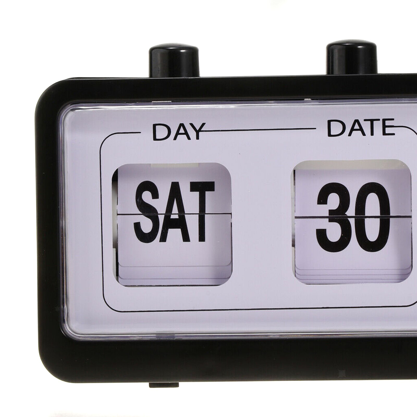 Retro Calendar Flip Clock Bedside Square Clock with 3 Press Button Household HG99
