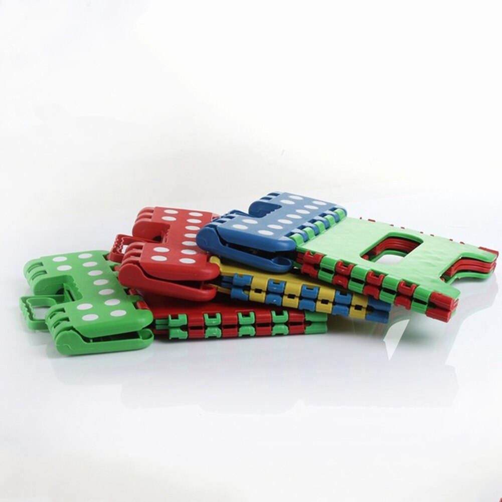 Voyage en plastique meubles de maison en plein air activité Train Portable couleur aléatoire Durable Camping enfants tabouret pliant