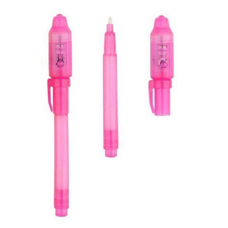 Unsichtbare Tinte Stift Mit Gebaut in UV-Licht Magie Marker