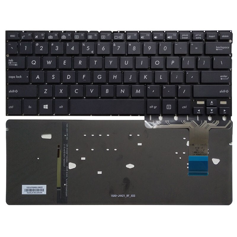 Us Laptop Zwart Toetsenbord Voor Asus UX330 UX330UA Met Backlit Geen Frame