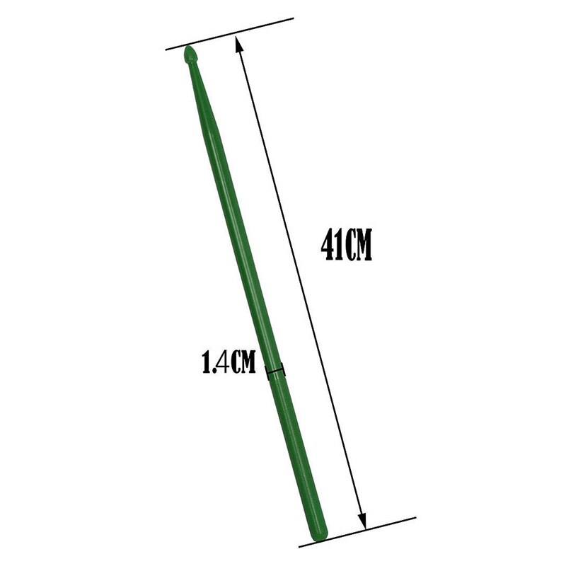 4 paires 5a baguettes de batterie légères en nylon pour accessoires d'instruments de percussion de jazz