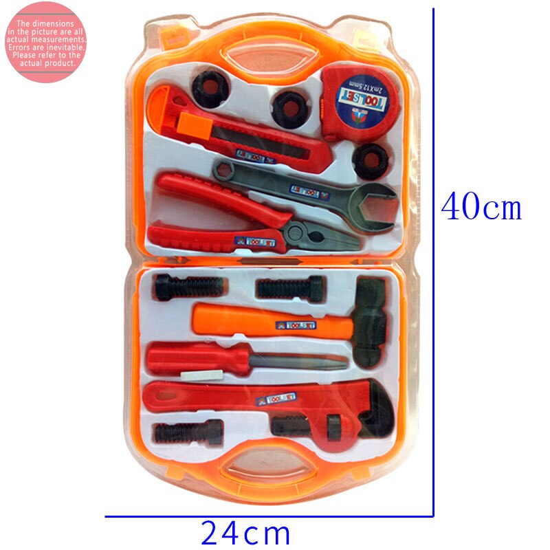 Kids Tool Kit Educational Toys Simulation Repair Tools Toys Drill Plastic Game Learning Engineering Puzzle Toys For Boys