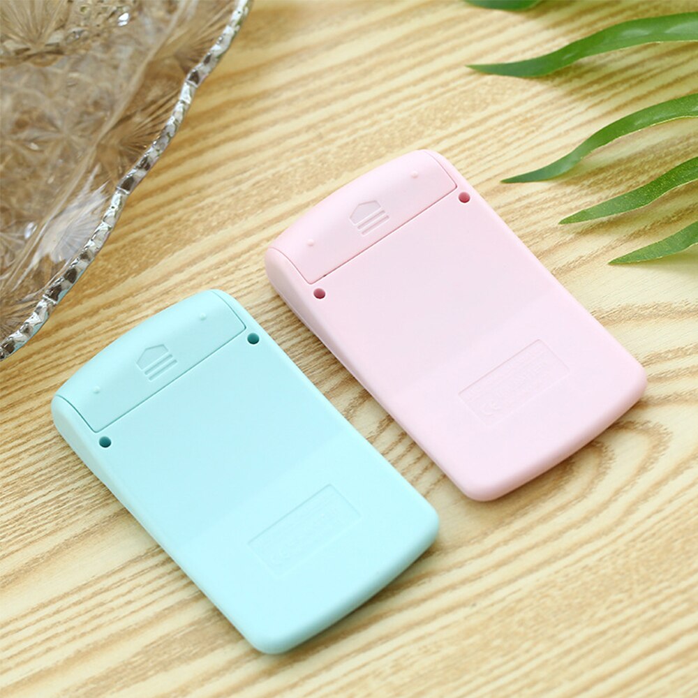 Mini Calculator 8 Digits Display Solar & Battery Dual Power Portable Electronics Calculator Accounting Tool for School Students