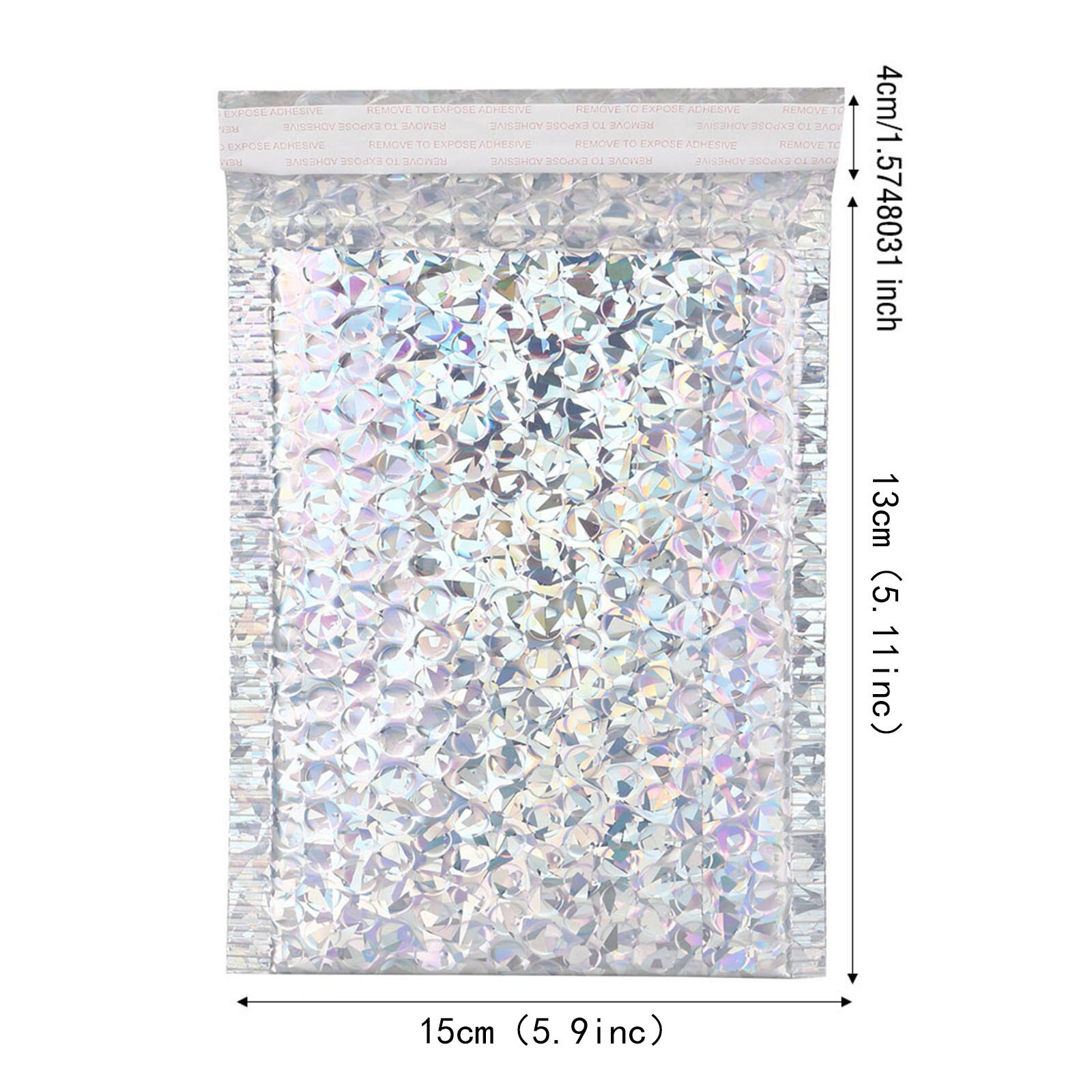 50Pcs Poly Bubble Envelop Kleuren Mail Verpakking Tassen Enveloppen Gevoerd Poly Mailer Self Seal Kleur Internet Tassen Mailers: De15X13