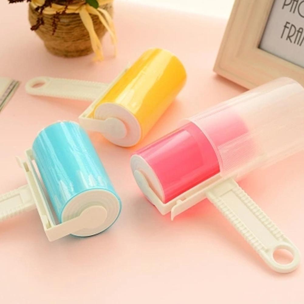 Washable Clothes Hair Sticky Roller Reusable Portable Remover Home Bed Pet Roller Dust Carpet Collector Hair Clean Sticky S A3w4