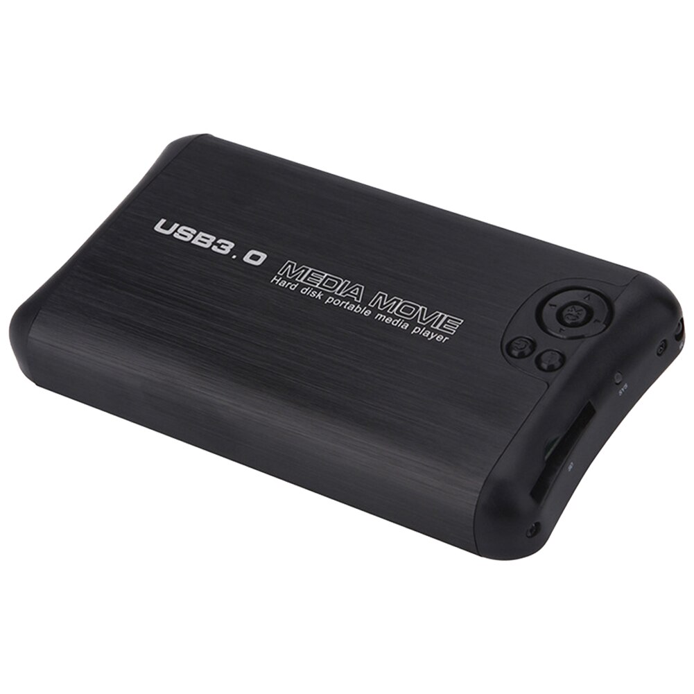 Video 2.5 inch hdd full hd sata 1080p usb 3.0 autoplay u disk muziek mini h .264 hdmi av-uitgang ondersteuning mkv draagbare mediaspeler
