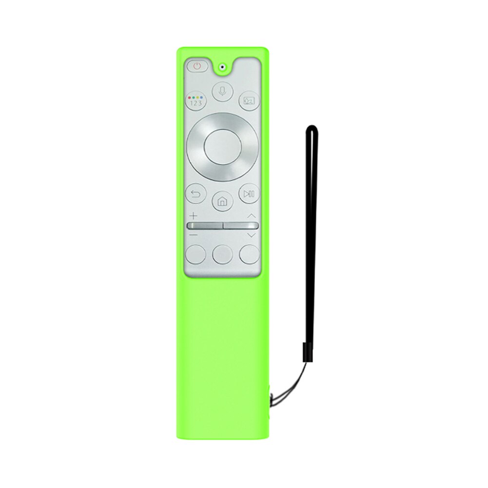 Funda protectora para Control remoto de TV inteligente, carcasa suave de silicona para Samsung Smartone3 TV serie BN59-01357 TM1990C: luminous green