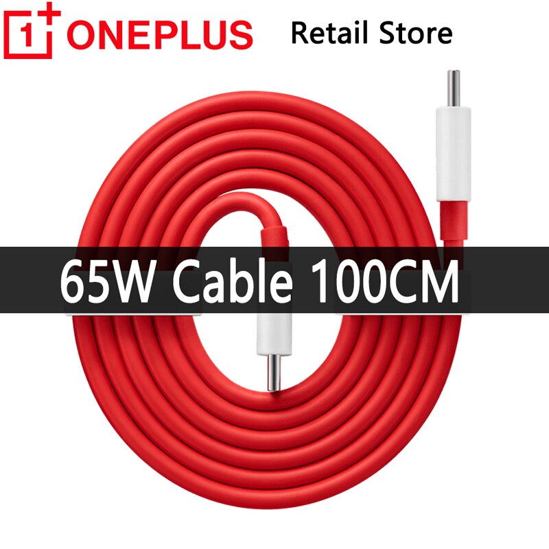 Oryginalny kabel Oneplus 8 T osnowa opłata 65 rodzaj-c robić rodzaj-c 10V 6.5A kabel ładujący robić OnePlus 8 T jeden plus 8 T Smartphone: kabel 100 cm
