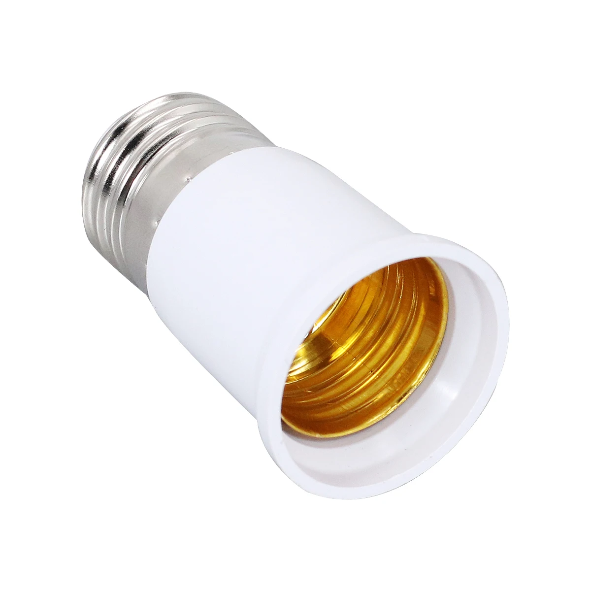95mm e27 to e27 jatkopalan lampun ruuvikanta lampunpitimen sovitin muunnin  e27 lampunpidin led-lampulle: Beige / 2 g 7