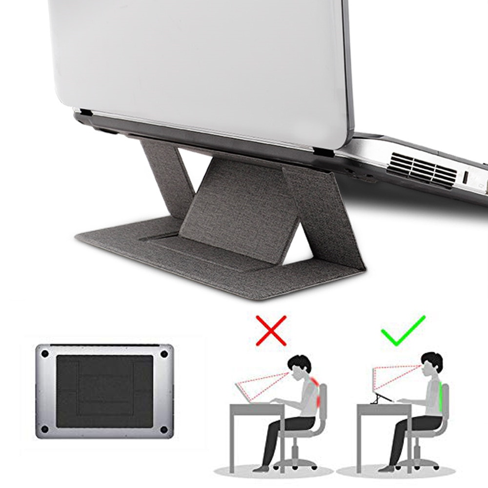 Draagbare Verstelbare Laptop Stand Handige Laptop Pad Vouwen Beugel Functie Tablet Houder Voor Ipad Macbook Laptop