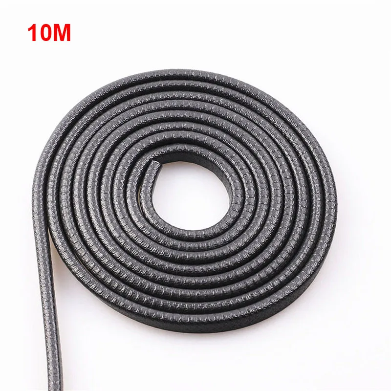 Car 10m Rubber Edging Protection Strip Door Edge Guards Trim Molding Side Protector Anti-Scratches Vehicle Car Accessories: Lavender