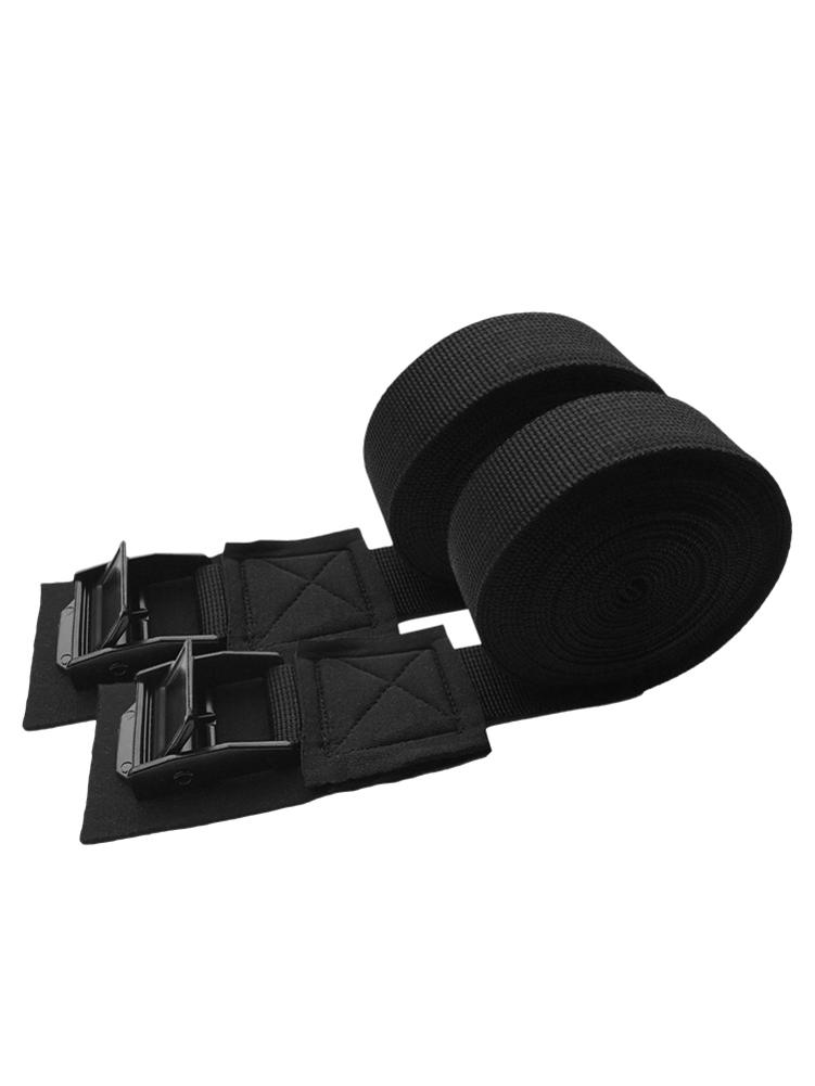 1 Pair Tie Down Strap Padded Cam Lock Buckle Cargo Rack Belt For Kayak Surfboard And Motorcycle