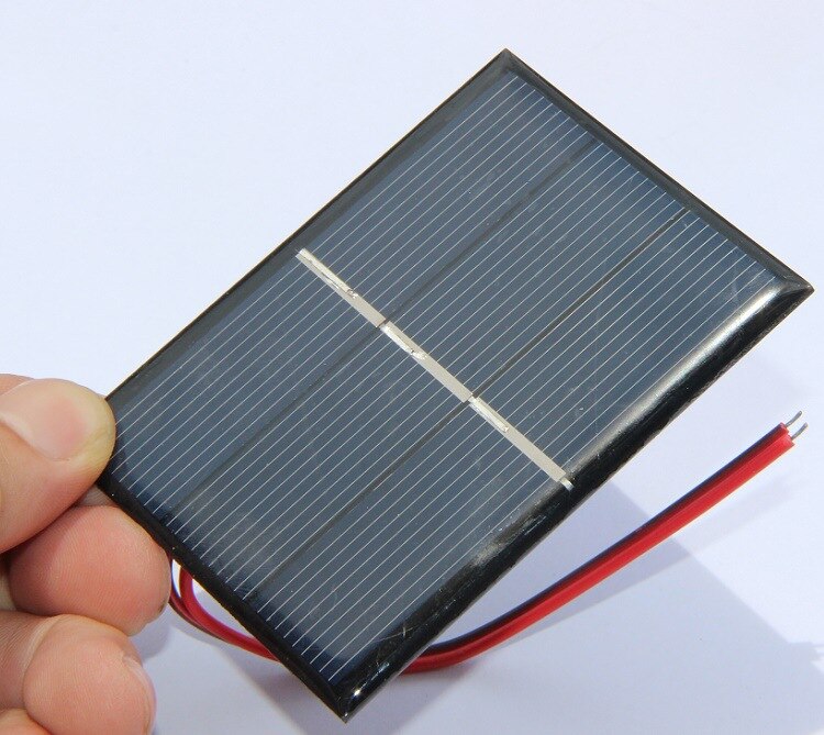 0.65w 1.5V solar panel with line solar drip panel DIY solar panel 60 * 80 * 3mm