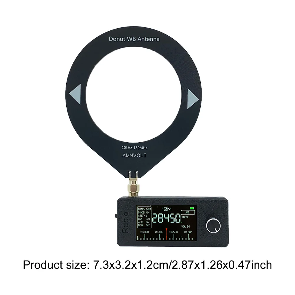 SI4732 0.5-108 mhz Draagbare LSB USB AM FM Pocket Mini Radio 1.9in Scherm Alle Band Radio ontvanger HF SW MW VHF Radio