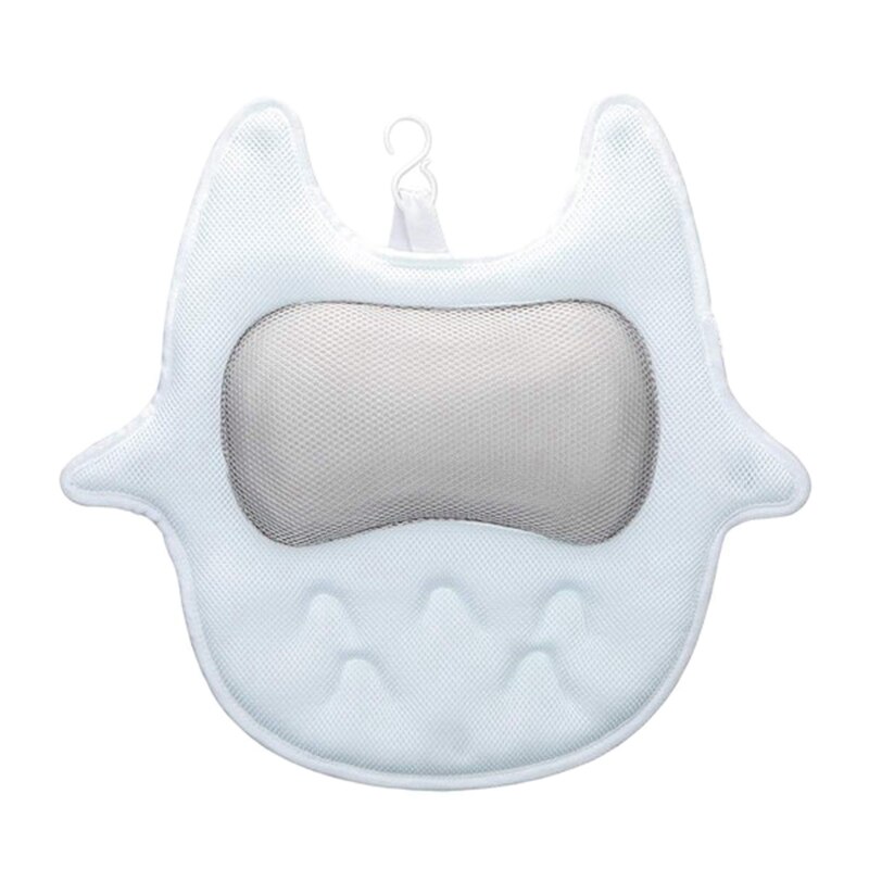 Non-Slip Spa Bath Pillow for Tub with 5D Air Mesh Technology Bath Pillow Cushion Provides Head Neck Shoulder Support In Tub: Default Title