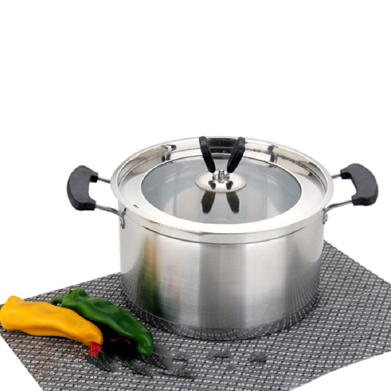 3 Litre Cookware Casserole Stainless steel Cooking Pot Soup Pot Cooker General Purpose Cooker Casserole