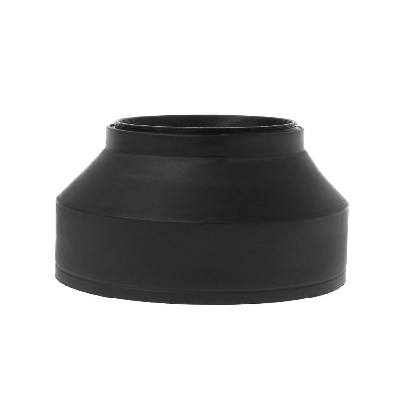 3-In-1 Camera Lens Hood Rubber Inklapbare Groothoek 3 Stage 62Mm Camera Accessoires Vervanging deel